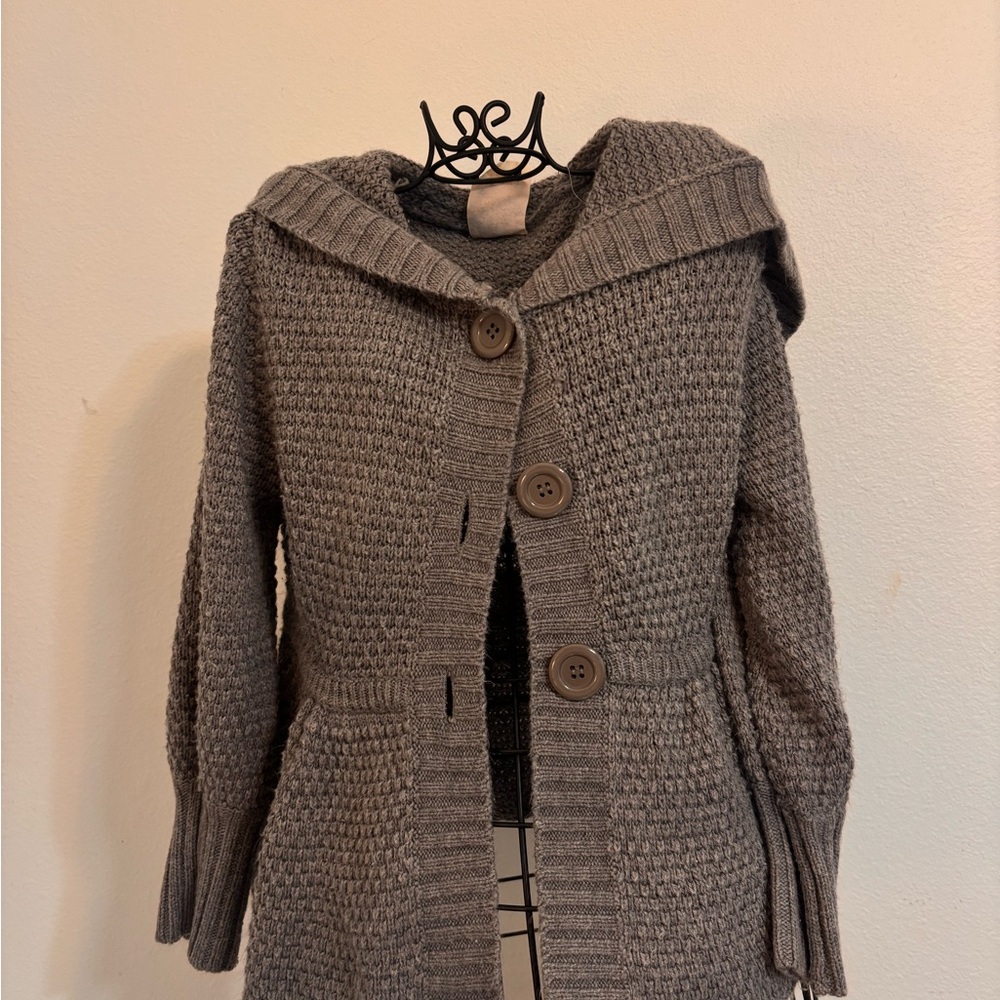 Love Rocks Charcoal Button-Up Cardigan
